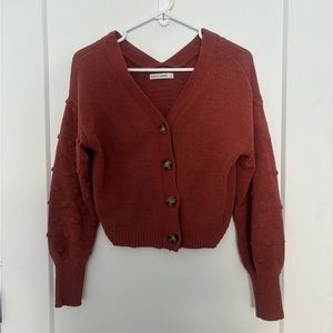 Moon & Madison Bubble Sleeve Cardigan